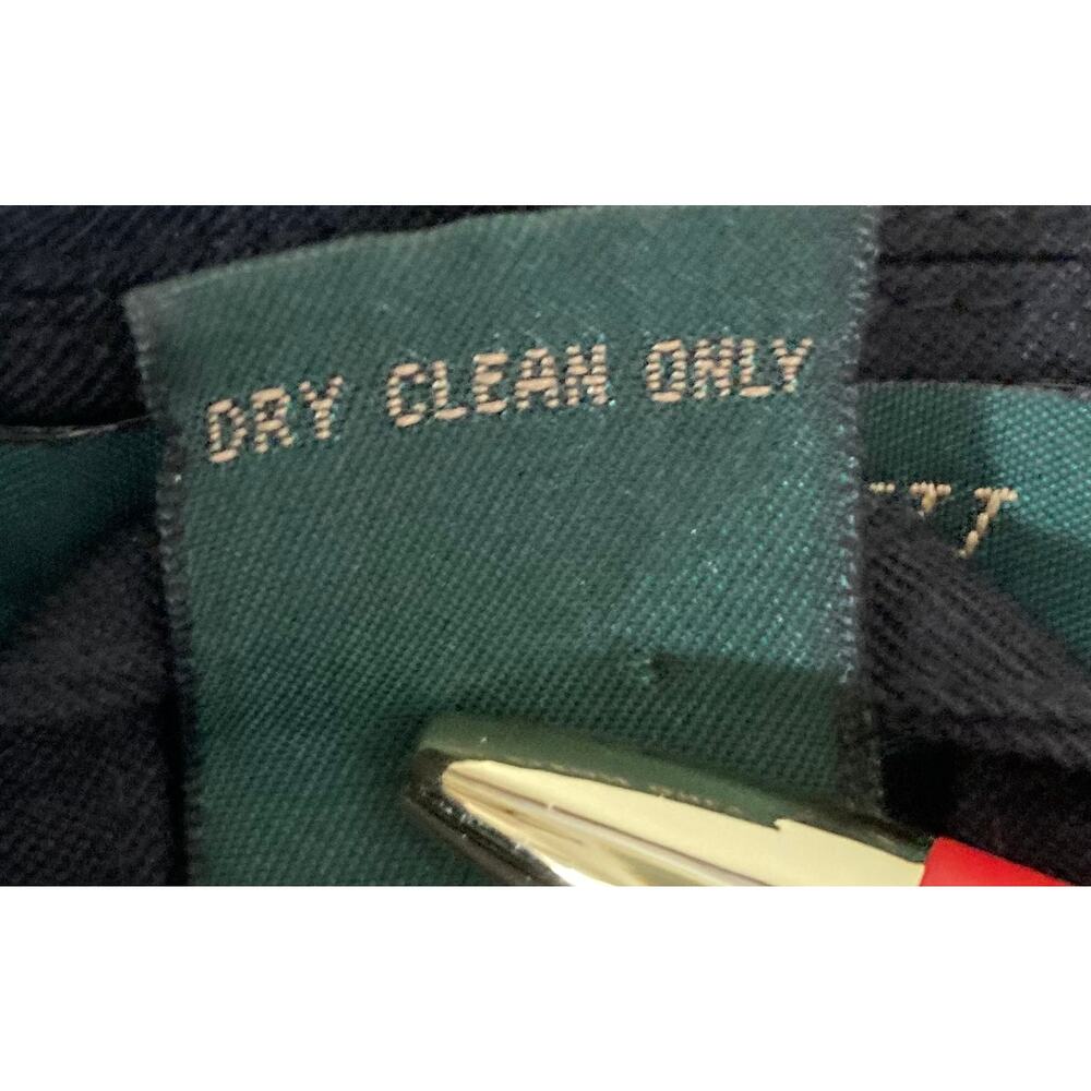J Crew women's vintage black lightweight wool classic trench coat, size 12 - Picture 12 of 12